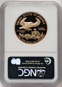 2002-W $50 One-Ounce Gold Eagle NGC PF70 (506711022)