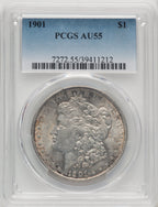 1901 Morgan Dollar PCGS AU55