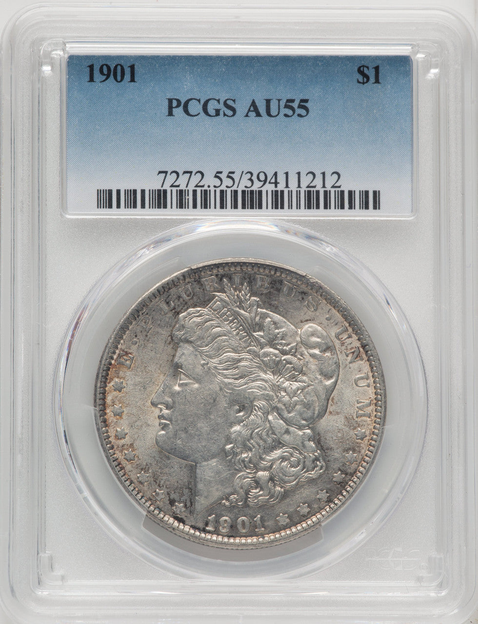 1901 Morgan Dollar PCGS AU55