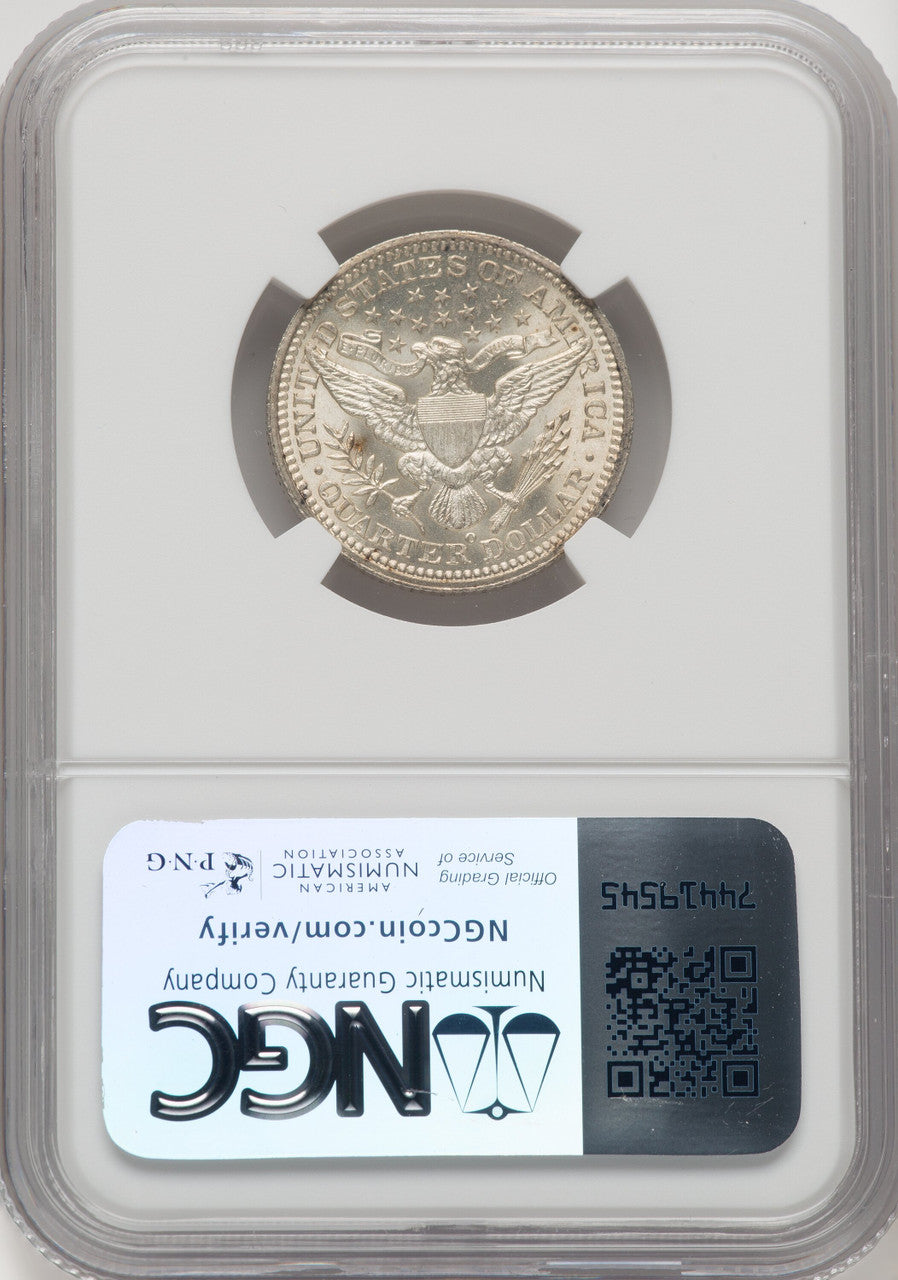 1906-O 25C Barber Quarter NGC MS64