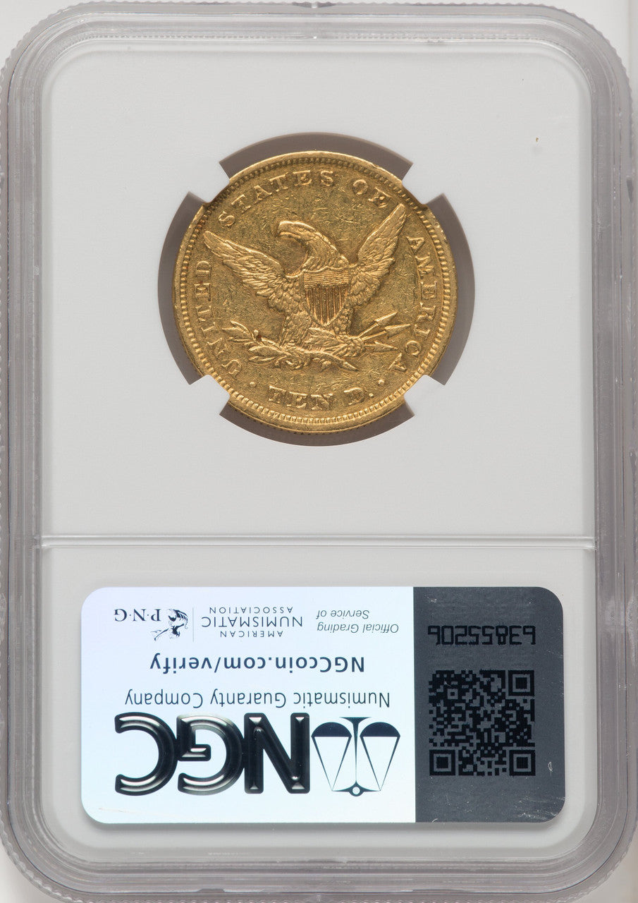 1849 $10 Liberty Eagle NGC AU50 (771296007)