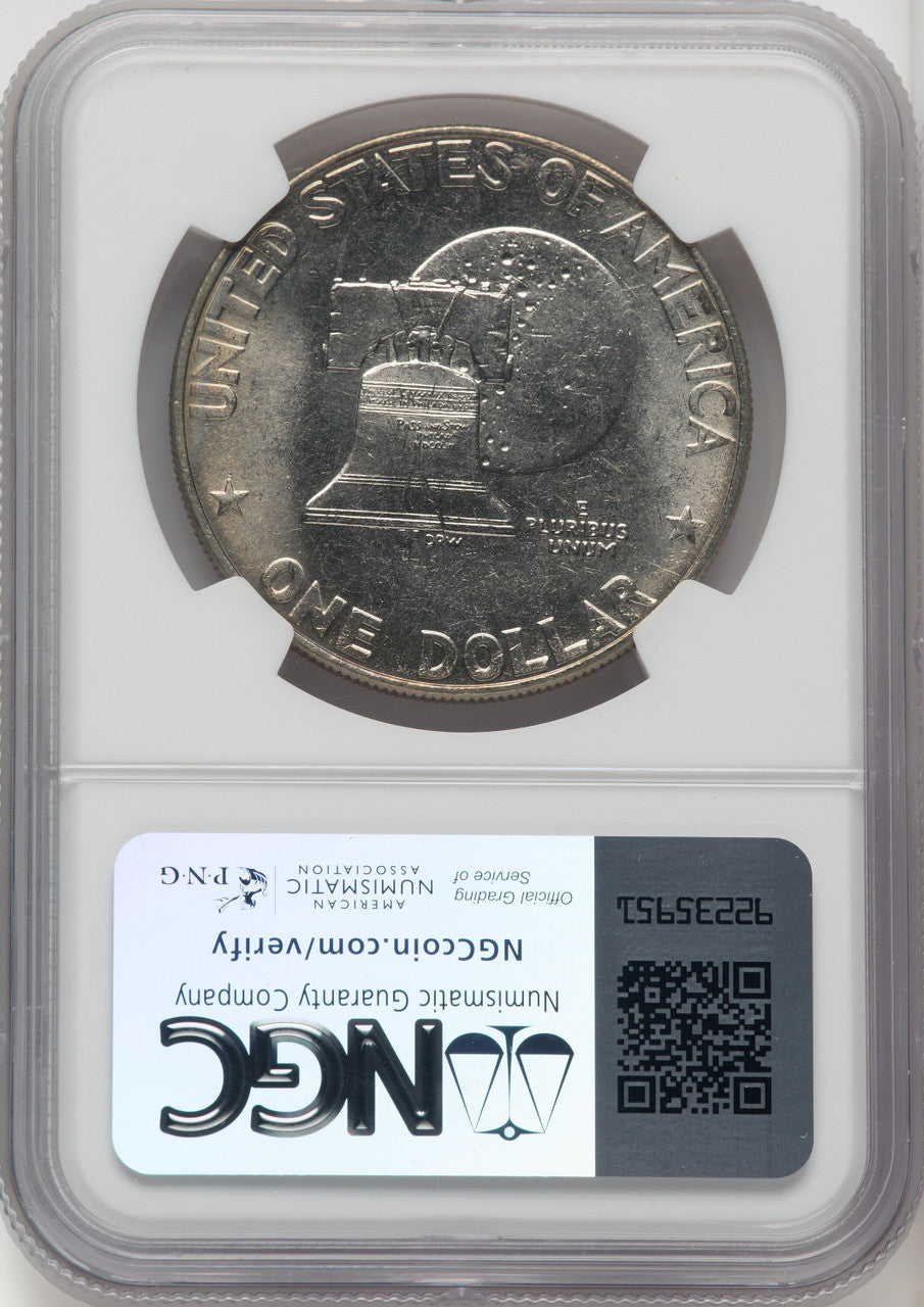 1976 $1 T1 Eisenhower Dollar NGC MS66 (771928012)