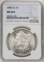 1880-CC Morgan Dollar NGC MS66+ (771124176)