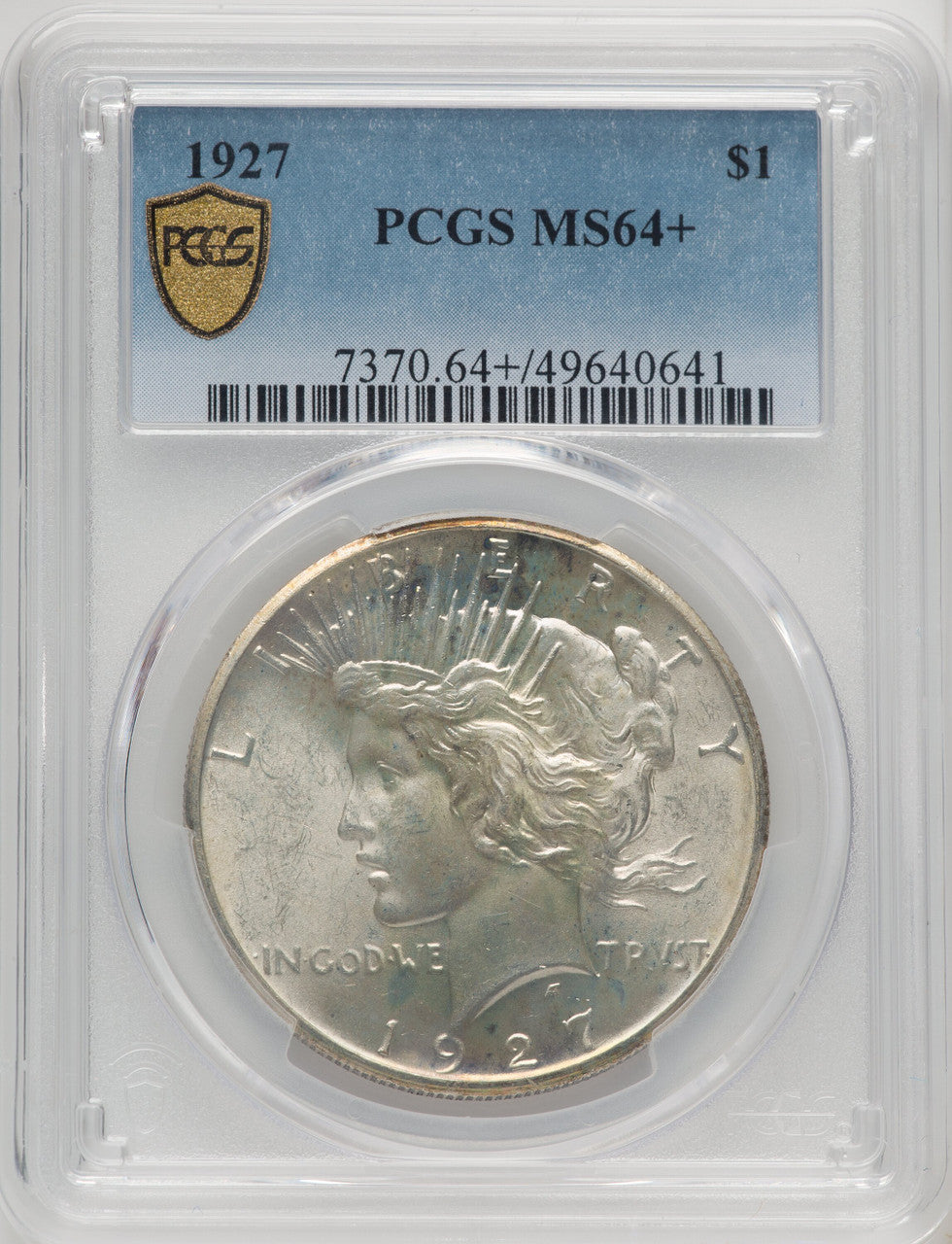 1927 Peace Dollar PCGS MS64+