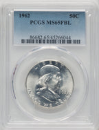 1962 50C FL Franklin Half Dollar PCGS MS65
