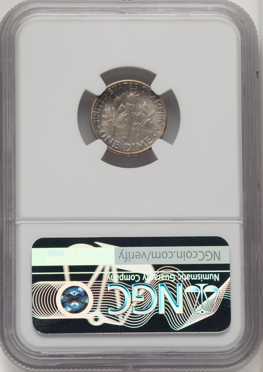 1957 10C FB Roosevelt Dime NGC MS67+ (771930007)