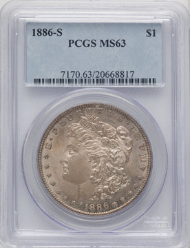 1886-S Morgan Dollar PCGS MS63