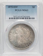 1878 8TF Morgan Dollar PCGS MS63 (772023001)