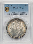 1898-S Morgan Dollar PCGS MS63+