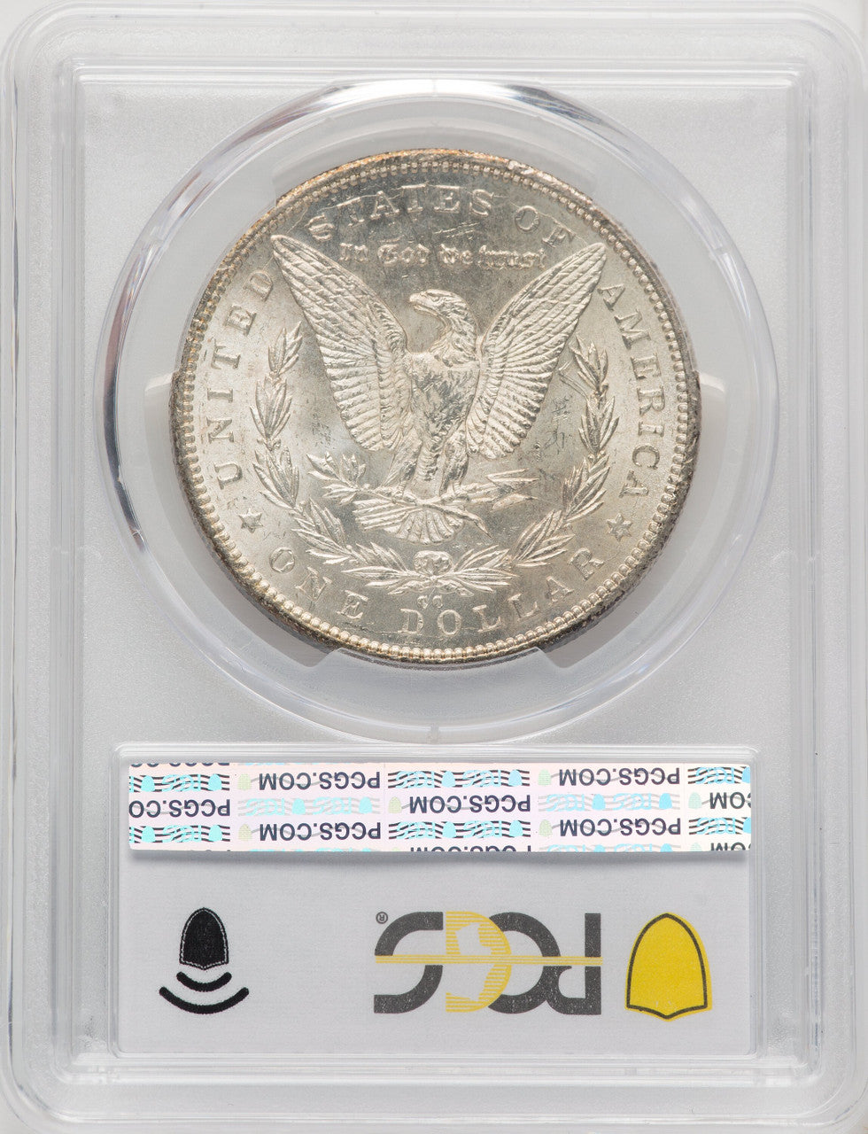 1892-CC Blue Gradient Morgan Dollar PCGS MS63