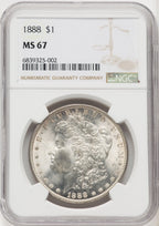 1888 Morgan Dollar NGC MS67 (519875004)