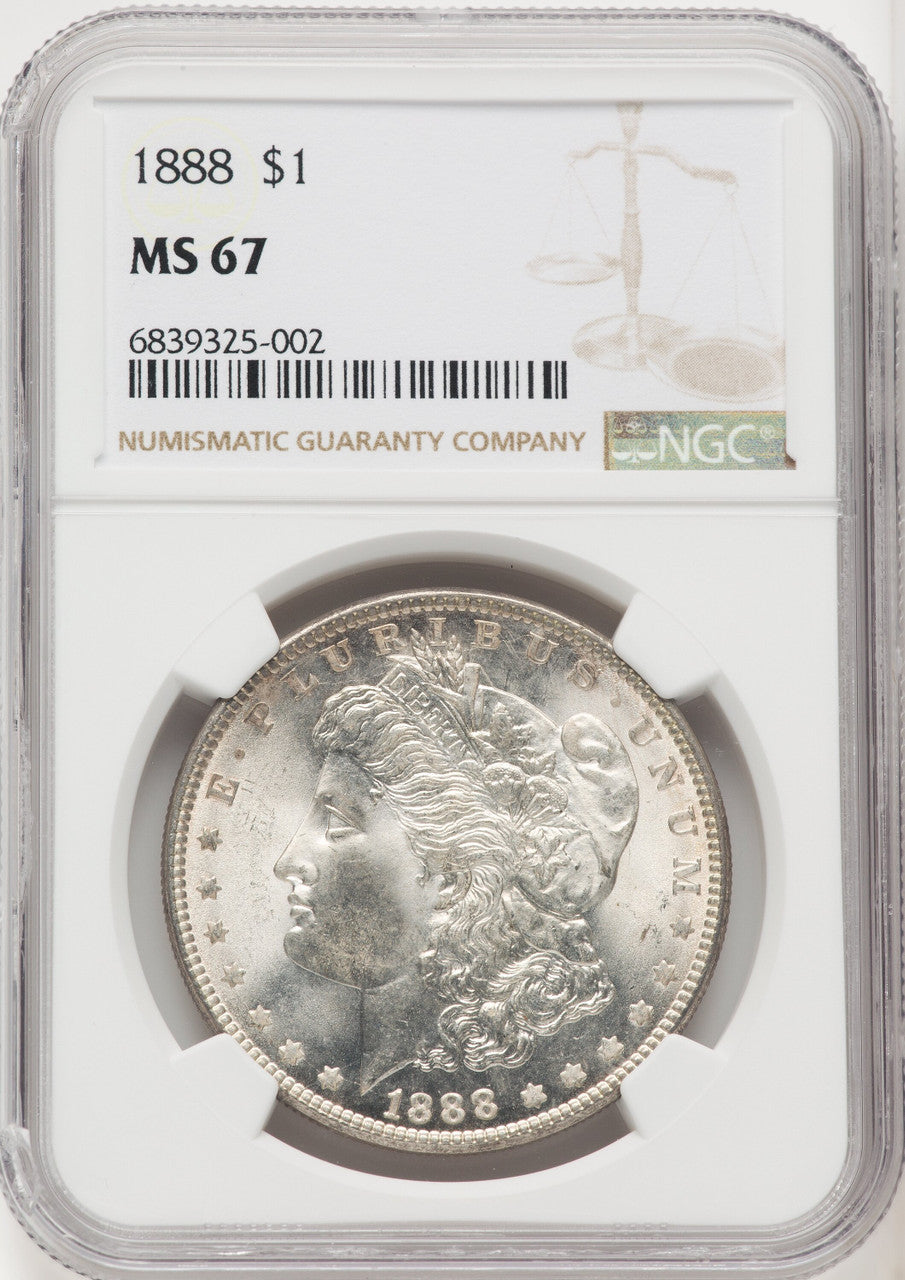 1888 Morgan Dollar NGC MS67 (519875004)