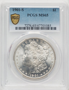 1901-S Morgan Dollar PCGS MS65
