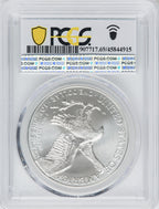 2021 American Silver Eagle Type 2 At Dusk & Dawn 35th Anniversary 310th PCGS MS69