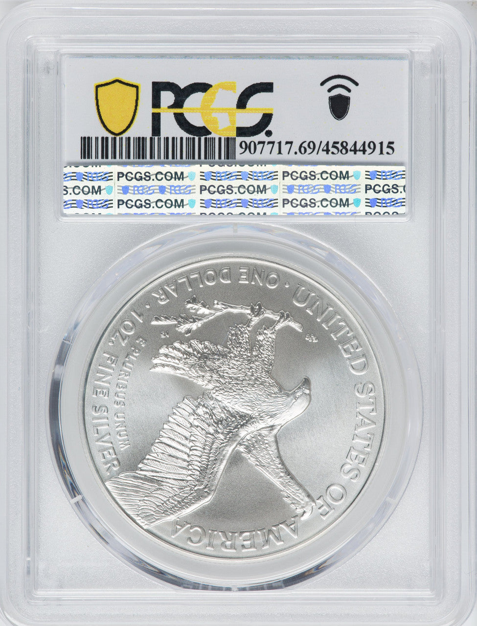 2021 American Silver Eagle Type 2 At Dusk & Dawn 35th Anniversary 310th PCGS MS69