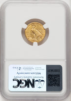 1914-D $2.50 Indian Quarter Eagle NGC AU58 (771340077)