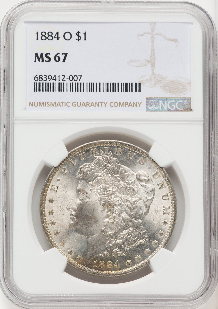 1884-O Morgan Dollar NGC MS67 (519875007)