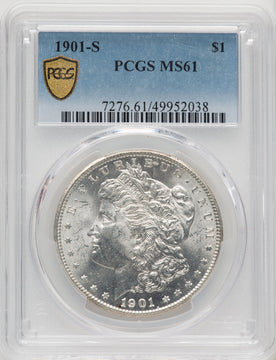 1901-S Morgan Dollar PCGS MS61