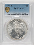 1901-S Morgan Dollar PCGS MS61