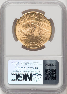 1924 $20 Saint Saint-Gaudens Double Eagle NGC MS66+ (519725006)