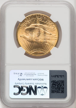1916-S $20 Saint-Gaudens Double Eagle NGC MS65+