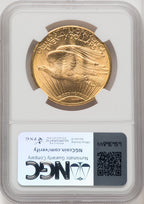 1916-S $20 Saint-Gaudens Double Eagle NGC MS65+