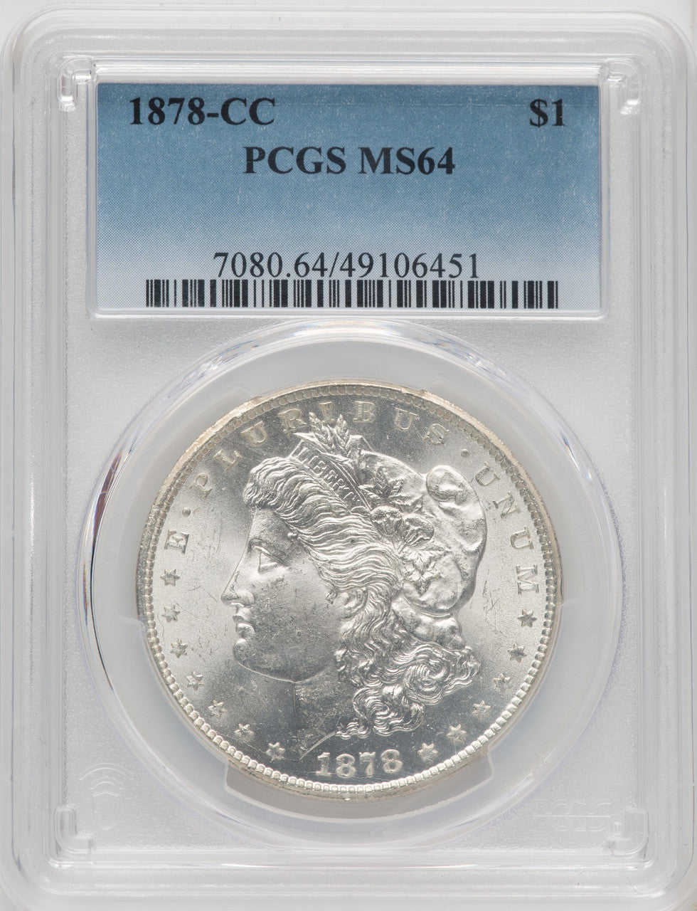 1878-CC Morgan Dollar PCGS MS64 (503649011)