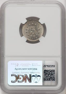 1868 5C Shield Nickel NGC MS66 (770165010)
