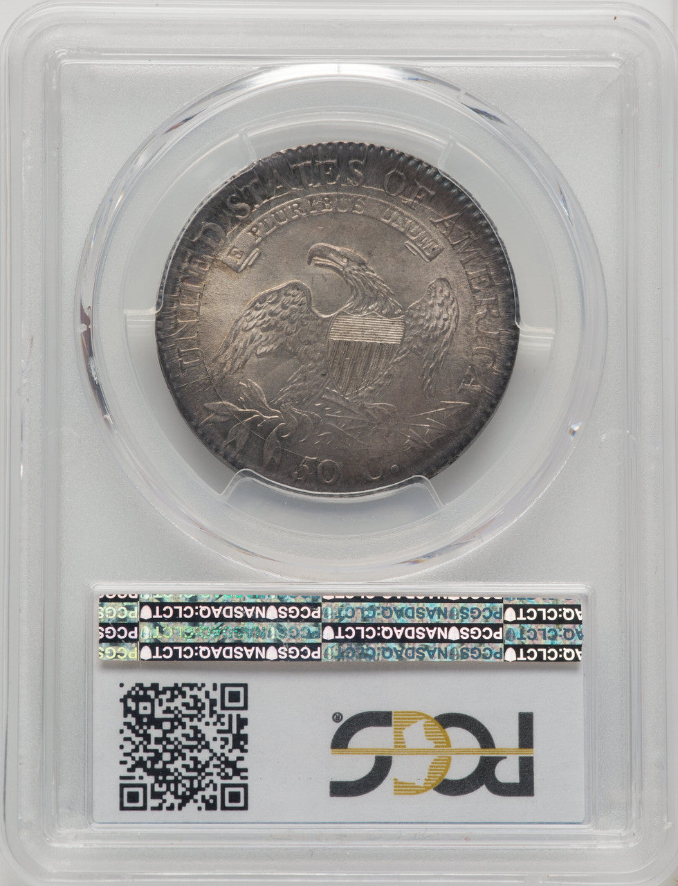 1811 50C Small 8 O-107 CAC Bust Half Dollar PCGS MS64+