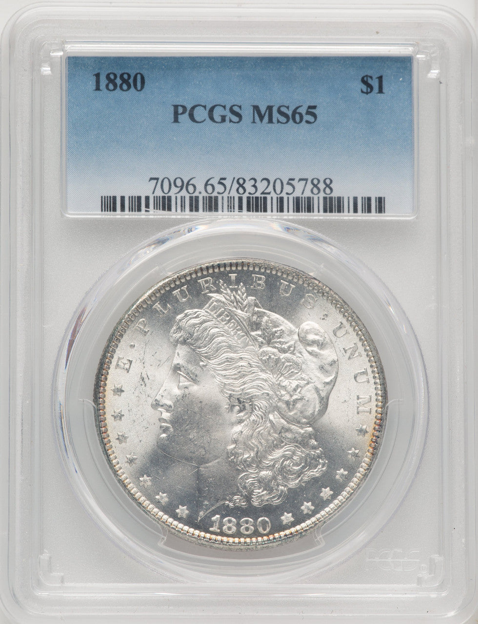 1880 Morgan Dollar PCGS MS65