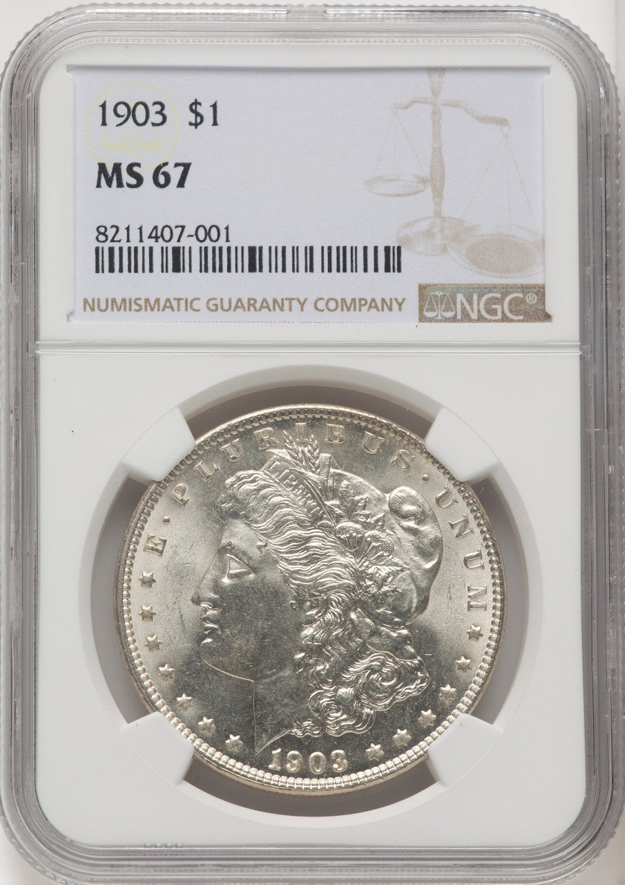 1903 Morgan Dollar NGC MS67 (771089018)