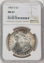 1903-O Morgan Dollar NGC MS67
