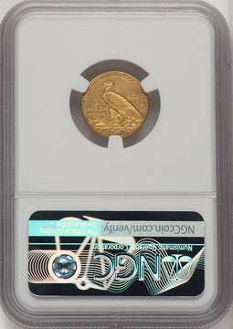 1912 $2.50 Indian Quarter Eagle NGC MS62 (771946011)