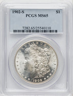 1902-S Morgan Dollar PCGS MS65