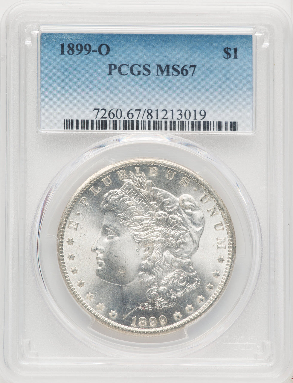 1899-O Morgan Dollar PCGS MS67