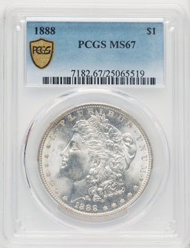 1888 Morgan Dollar PCGS MS67