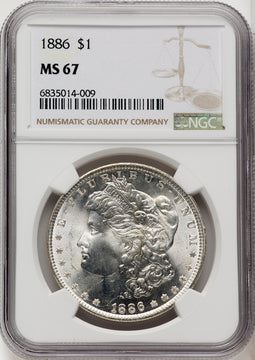1886 Morgan Dollar NGC MS67 (771822020)
