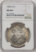 1900-O Morgan Dollar NGC MS66+