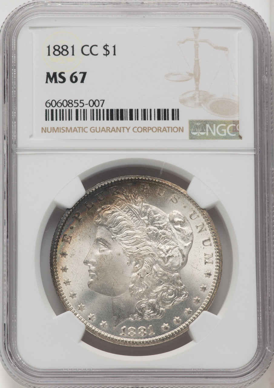 1881-CC Morgan Dollar NGC MS67 (771844046)