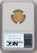 1910 $2.50 Indian Quarter Eagle NGC MS61 (771493013)