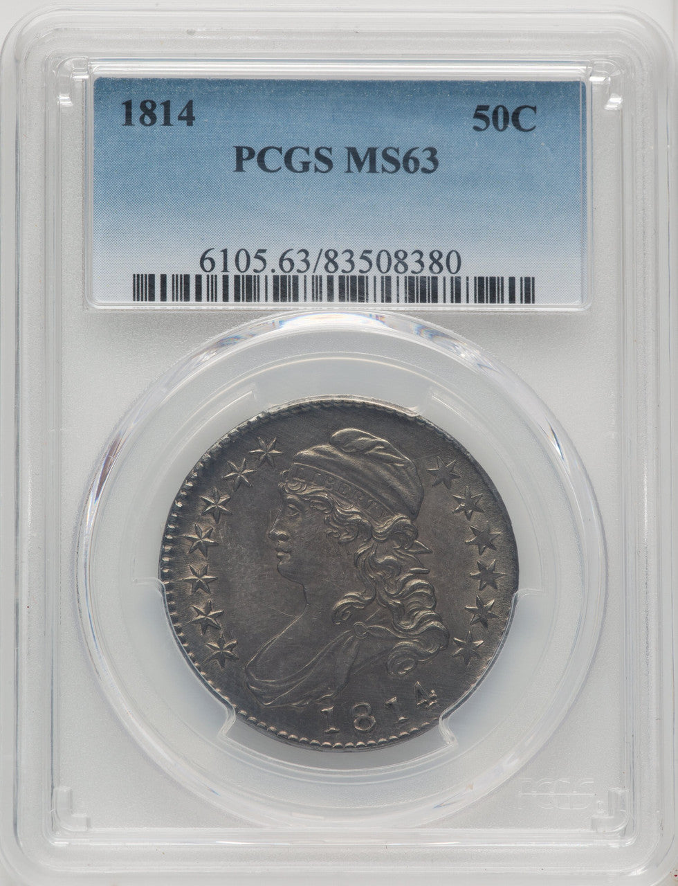 1814 50C Bust Half Dollar PCGS MS63 (771466001)