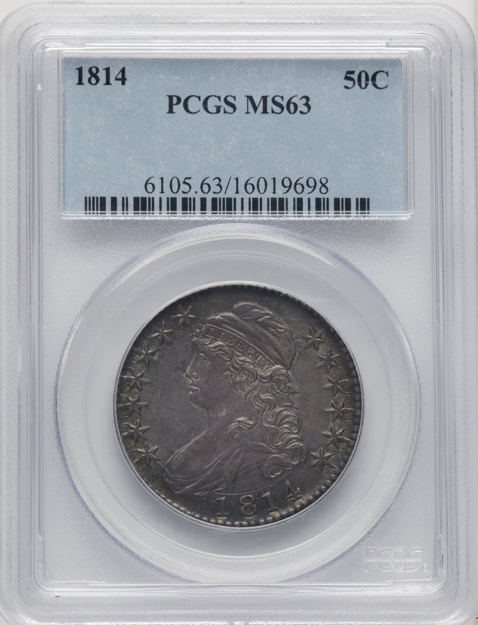 1814 50C Bust Half Dollar PCGS MS63