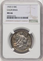 1925-S 50C California Commemorative Silver NGC MS66 (771952005)