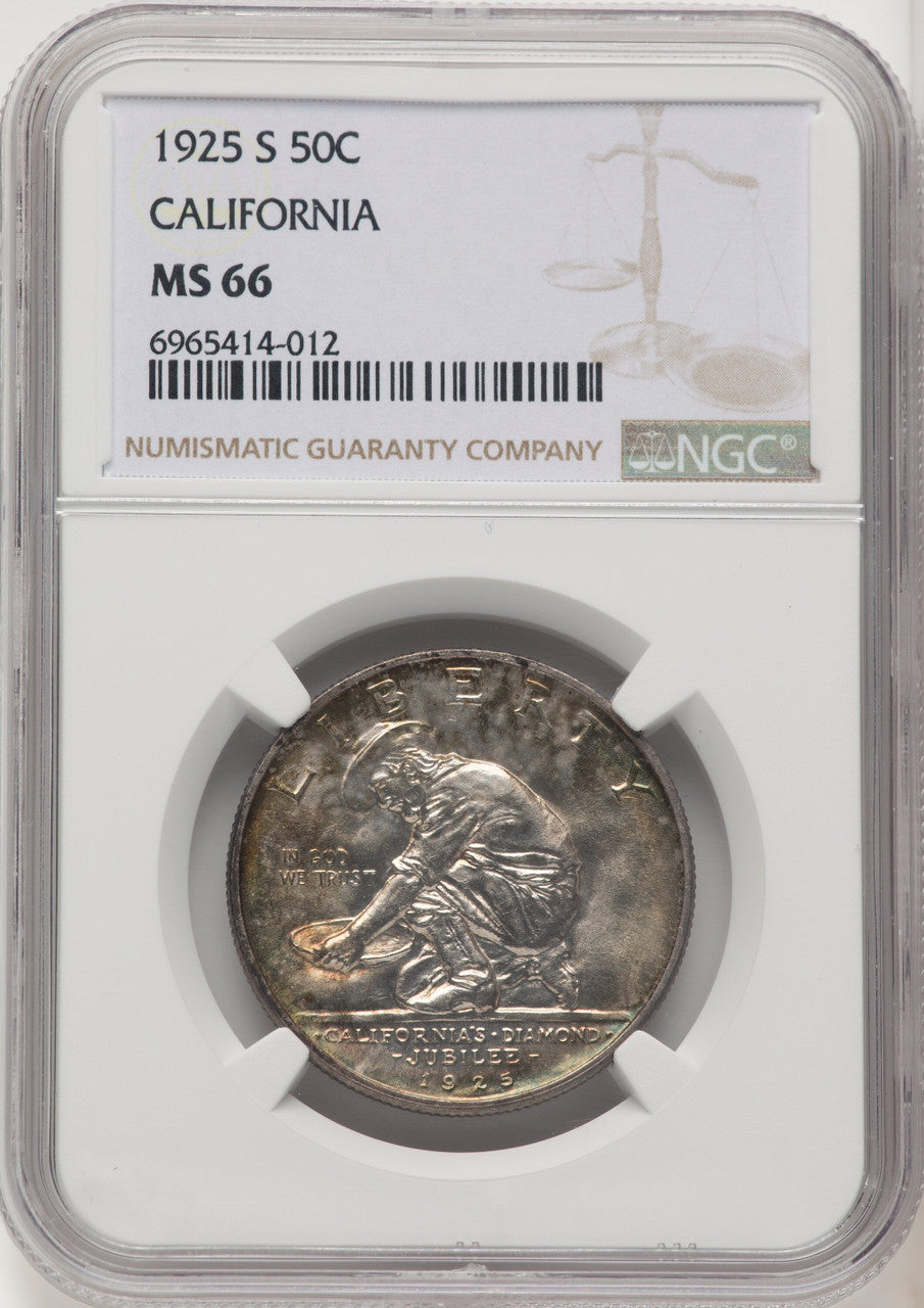 1925-S 50C California Commemorative Silver NGC MS66 (771952005)