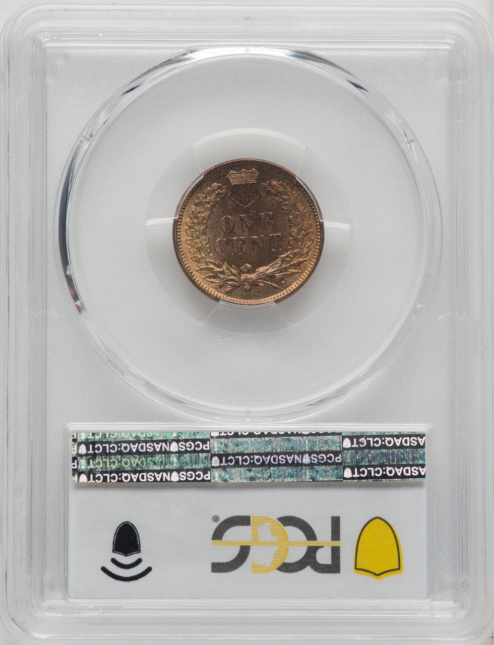 1906 1C RD Indian Cent PCGS MS65