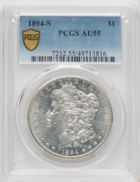 1894-S Morgan Dollar PCGS AU55