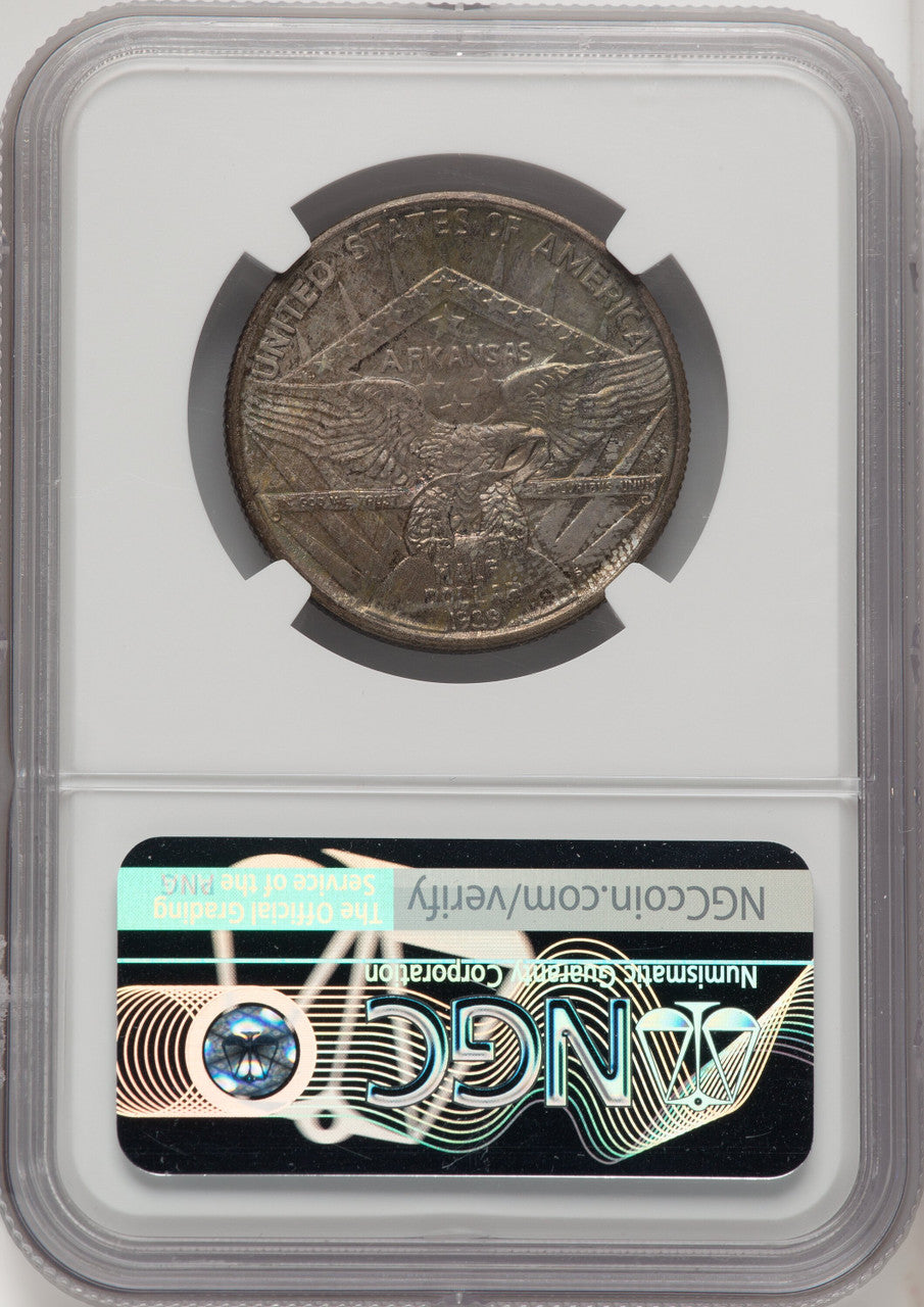 1939-S 50C Arkansas Commemorative Silver NGC MS66