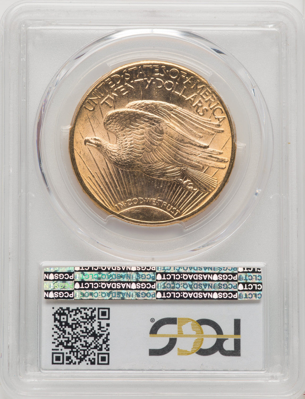 1914-D $20 CAC Saint-Gaudens Double Eagle PCGS MS64