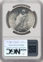 1927 Peace Dollar NGC MS65 (771277009)