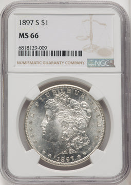 1897-S Morgan Dollar NGC MS66
